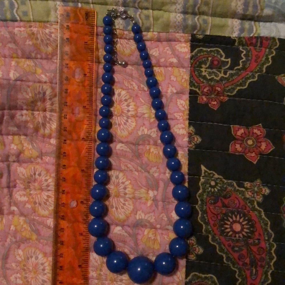 Blue necklace